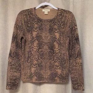Cashmere Snakeskin sweater